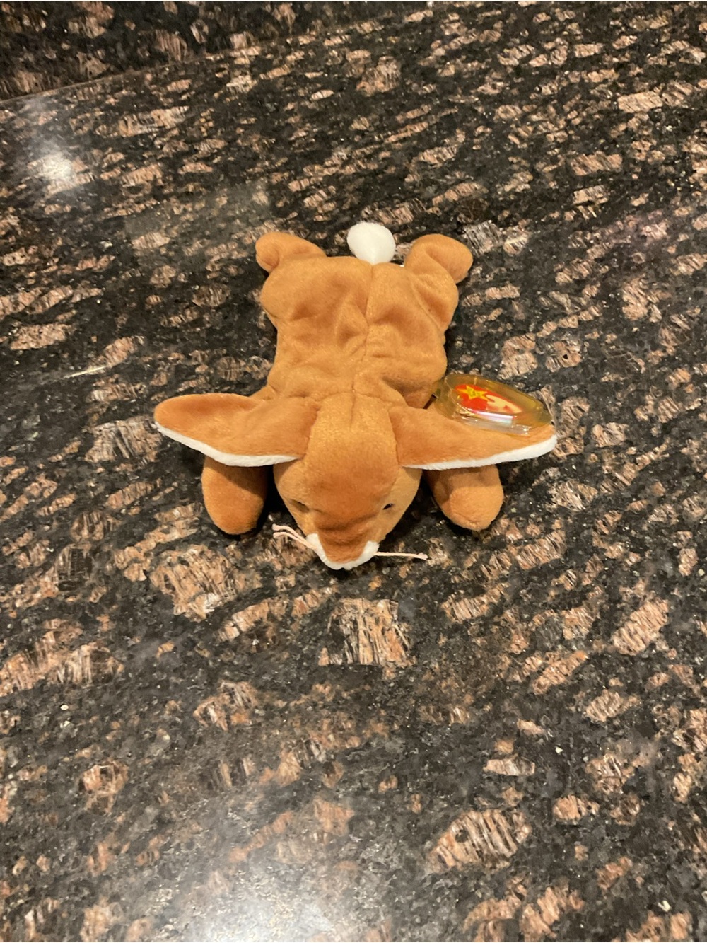Plush Brown Bunny Stuffed Animal TY Beanie Baby